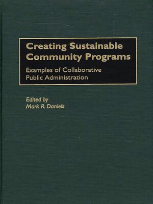 cover image of Creating Sustainable Community Programs